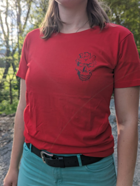T-Shirt - Rot - Frauen - Größe L