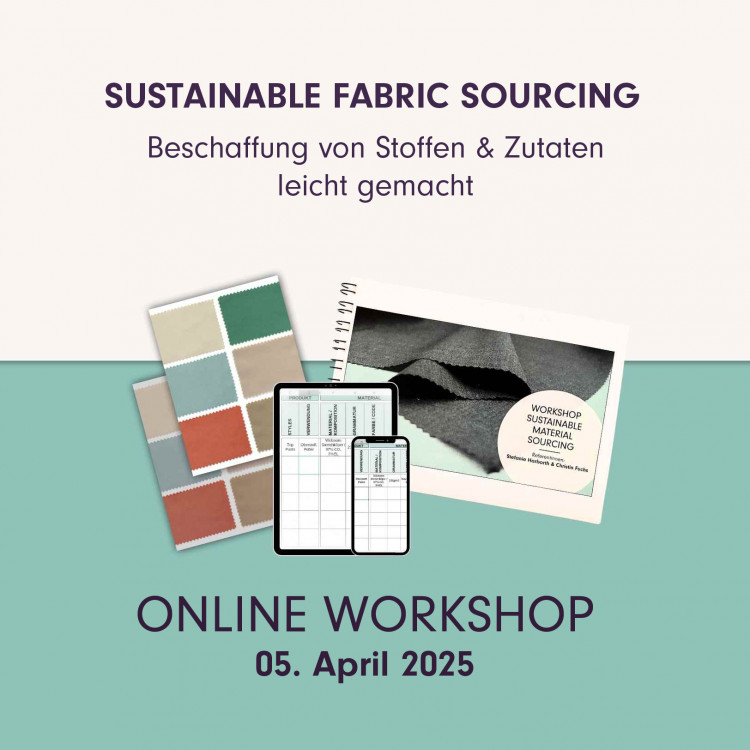 ONLINE WORKSHOP Sustainable Fabric Sourcing