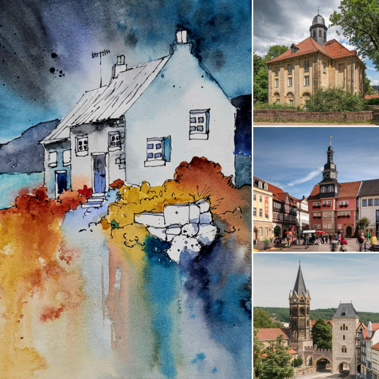 Aquarell-Workshop "Urban Sketching" 27.06.25 ab 18 Uhr