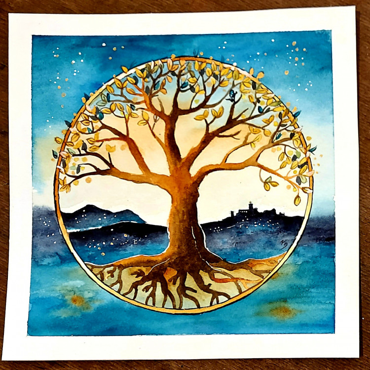 Aquarell-Kurzworkshop "Lebensbaum" 07.05.25, 18.15 Uhr