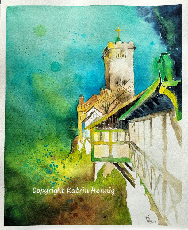 Aquarell-Workshop "Wartburg" 26.05.25 ab 18.30 Uhr