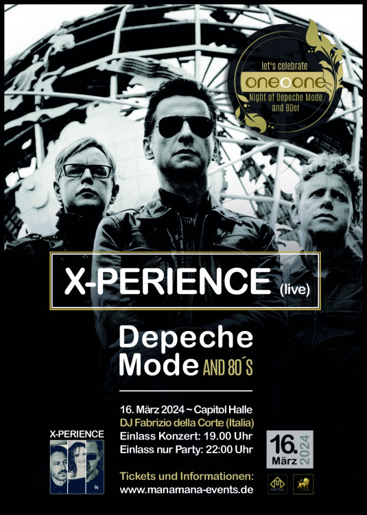 X-PERIENCE / LIVE / im KONZERT / mit AFTERSHOWPARTY / Depeche Mode & 80er Party