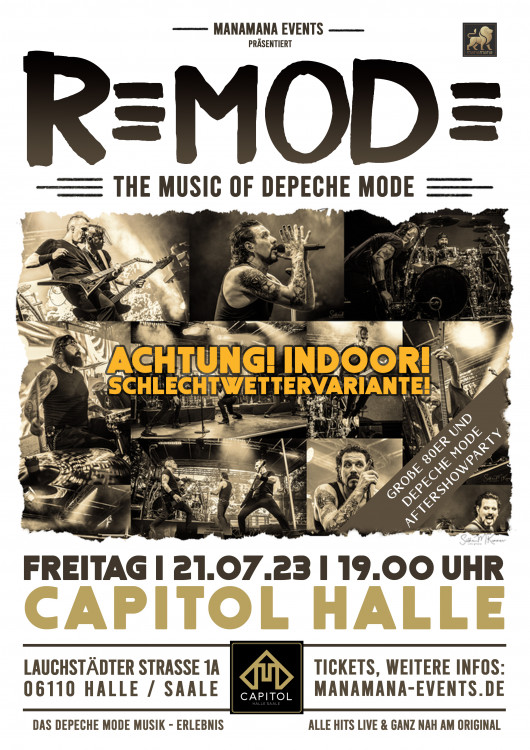 REMODE / LIVE / im KONZERT / mit AFTERSHOWPARTY / Depeche Mode & 80er Party