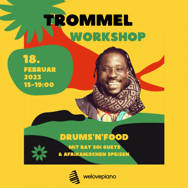Drums`n`Food - Trommelworkshop mit afrikanischen Speisen
