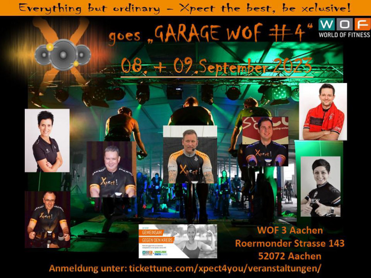 Xpect! goes Garage WOF #4 Mainevent Samstag 09.09.2023